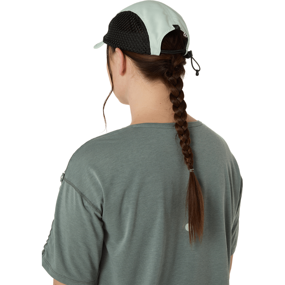 Asics Performance Run Ultra Light Cap Gorra verde unisex para correr