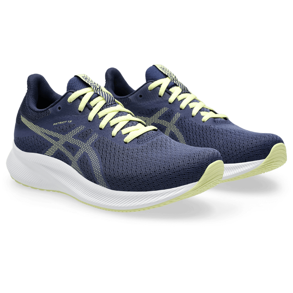 Asics Patriot 13 Tenis azul de mujer para correr
