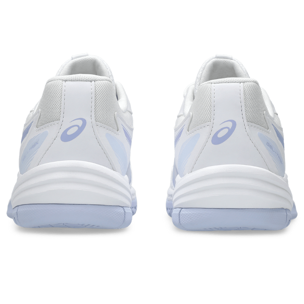 asics gel-task 4 tenis blanco de mujer para indoor