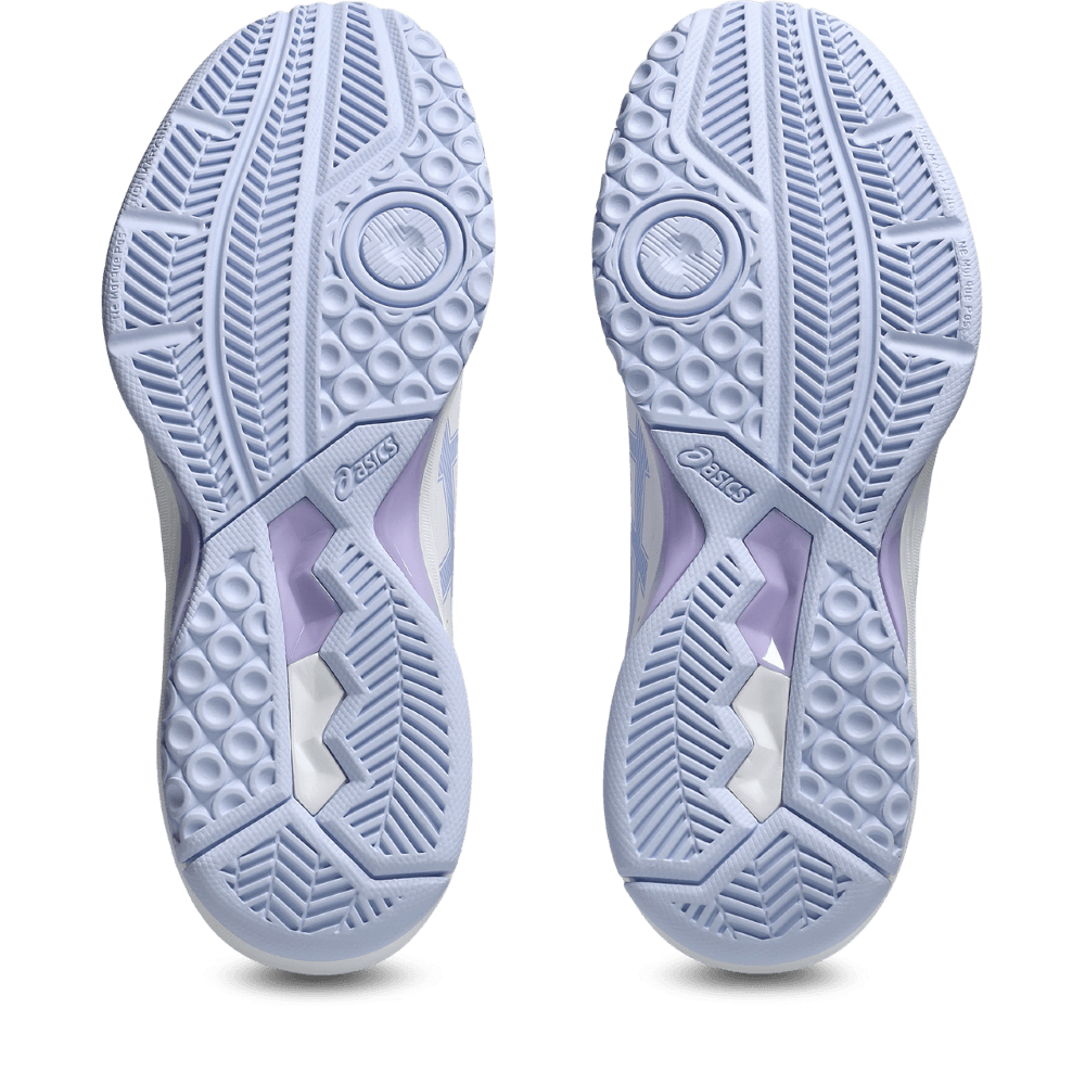 asics gel-task 4 tenis blanco de mujer para indoor