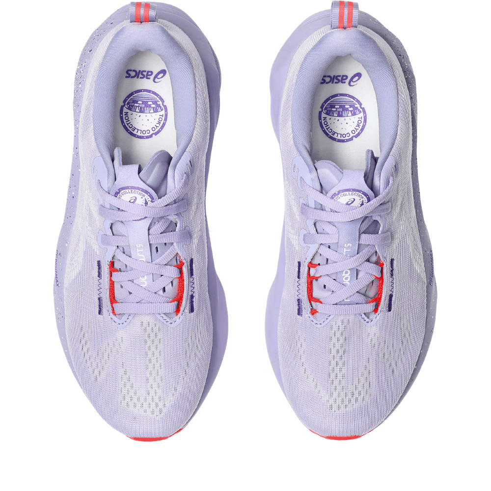 Asics Novablast 5 Tokyo Tenis morado de mujer para correr