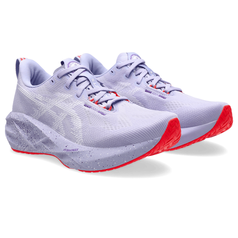 Asics Novablast 5 Tokyo Tenis morado de mujer para correr