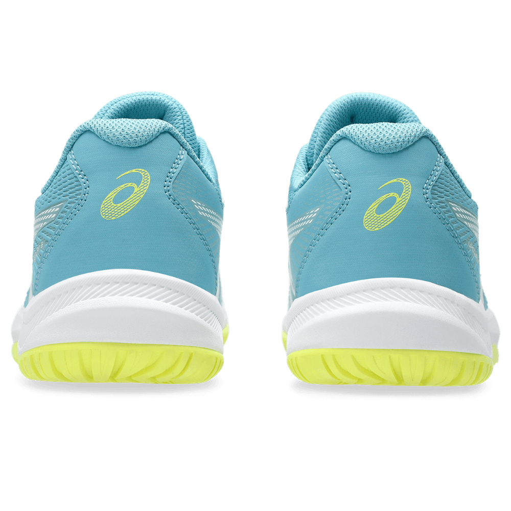 asics upcourt 6 tenis azul de mujer para indoor