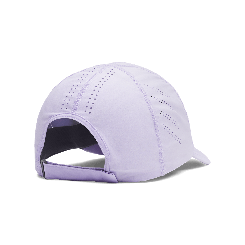 UA So-Chill Velociti Adj Gorra morado de mujer para correr