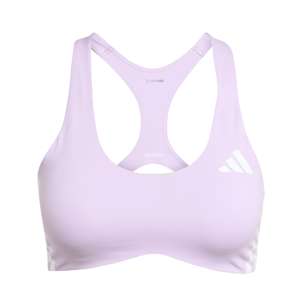 Adidas Top Deportivo Adizero Run Soporte Medio morado de mujer para entrenamiento