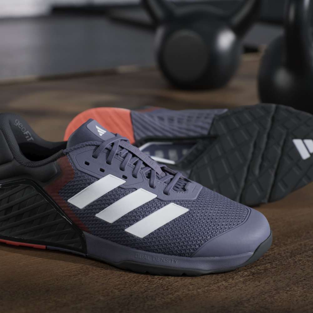 Adidas Tenis Dropset 3 morado de hombre para entrenamiento