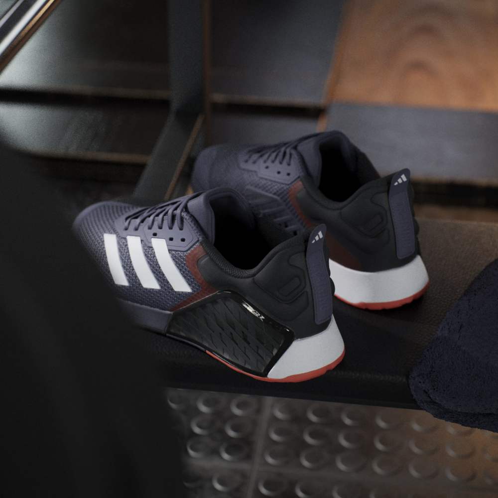 Adidas Tenis Dropset 3 morado de hombre para entrenamiento