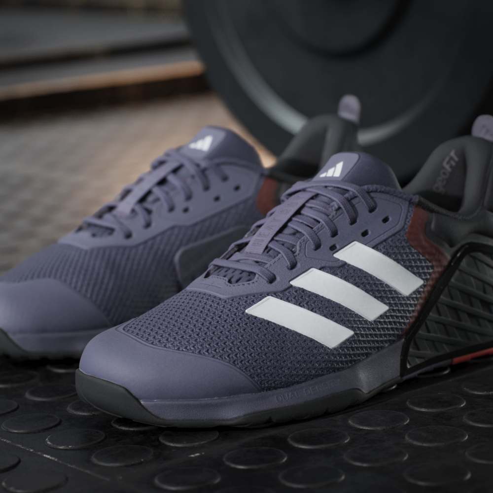 Adidas Tenis Dropset 3 morado de hombre para entrenamiento