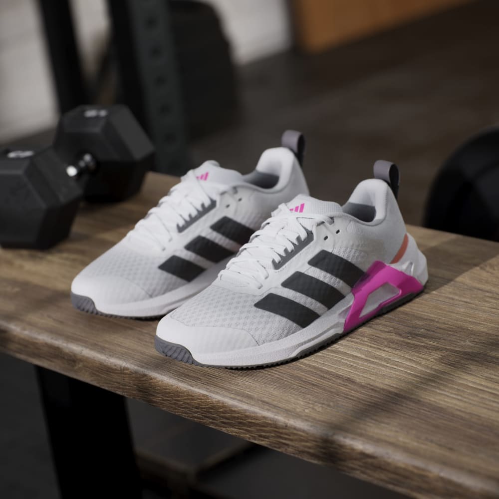 Adidas Tenis Dropset Control blanco de mujer para entrenamiento