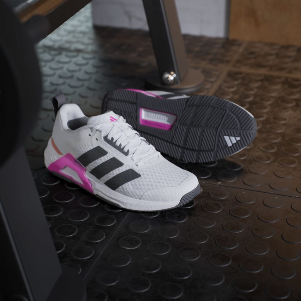 Adidas Tenis Dropset Control blanco de mujer para entrenamiento