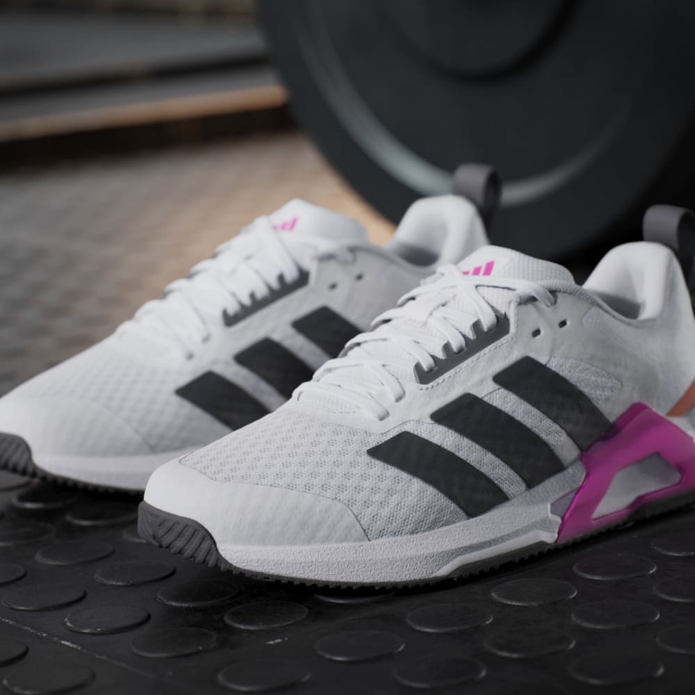 Adidas Tenis Dropset Control blanco de mujer para entrenamiento