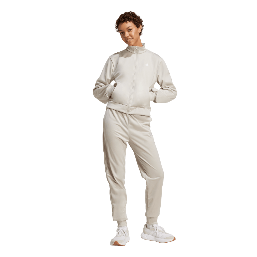Adidas W Feelcozy Ts Sudadera beige de mujer lifestyle