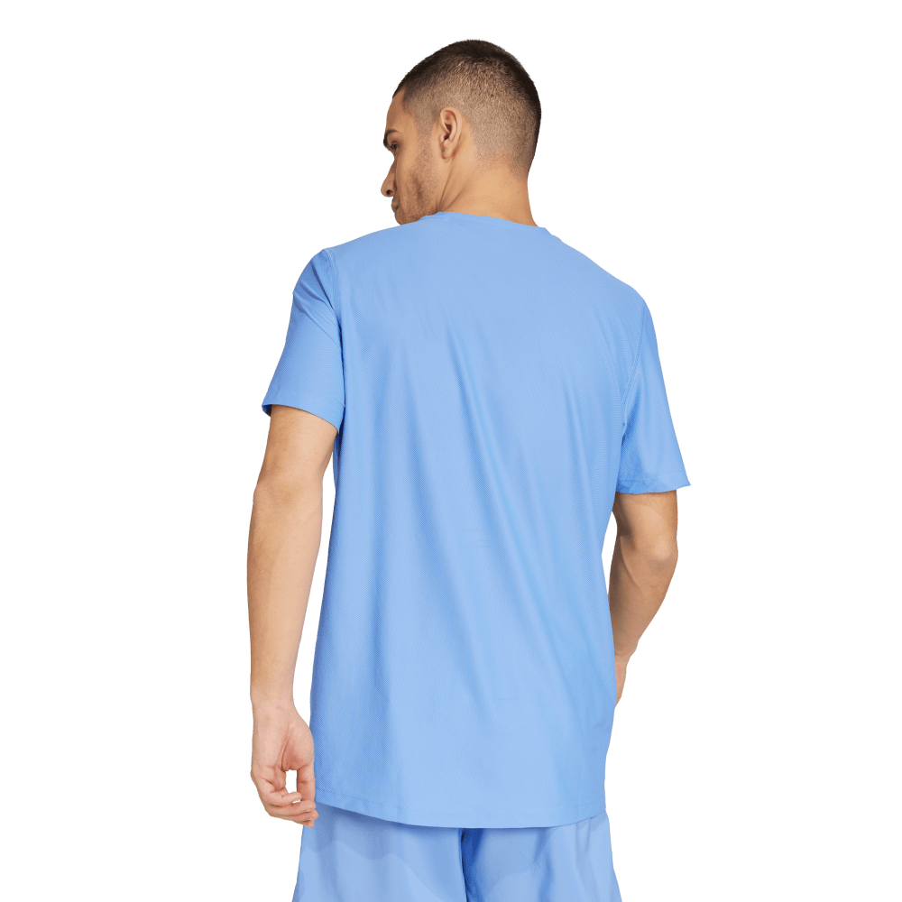 Adidas Otr B Tee Camiseta Manga Corta azul de hombre para correr