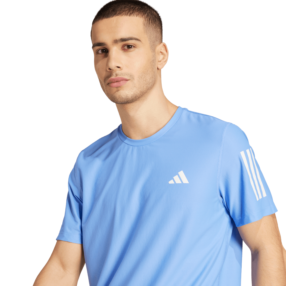 Adidas Otr B Tee Camiseta Manga Corta azul de hombre para correr