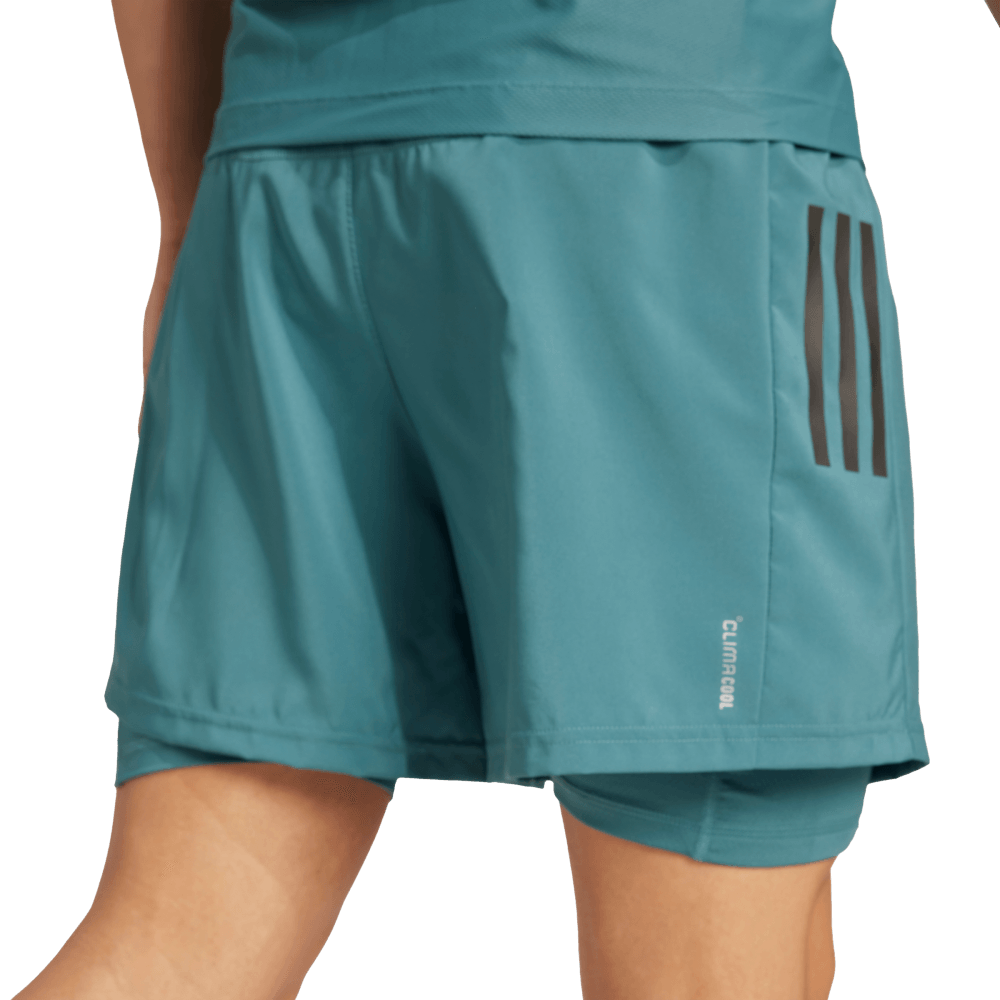 Adidas Otr B S 2In1 M Pantaloneta verde de hombre para correr
