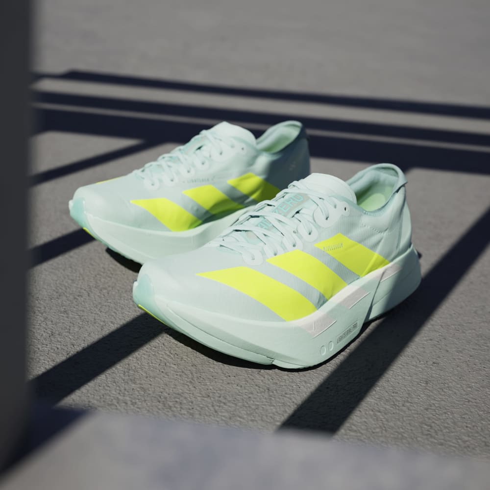 Adidas Tenis Adizero Adios Pro 4 azul de mujer para correr