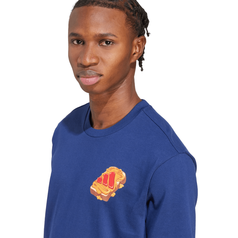 Adidas M Pb&J T Camiseta Manga Corta azul de hombre lifestyle