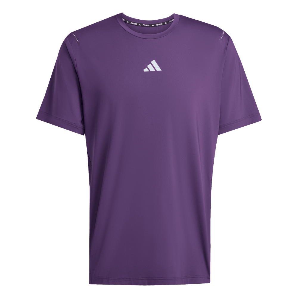 Adidas Cool Feel Tee Camiseta Manga Corta morado de hombre para entrenamiento