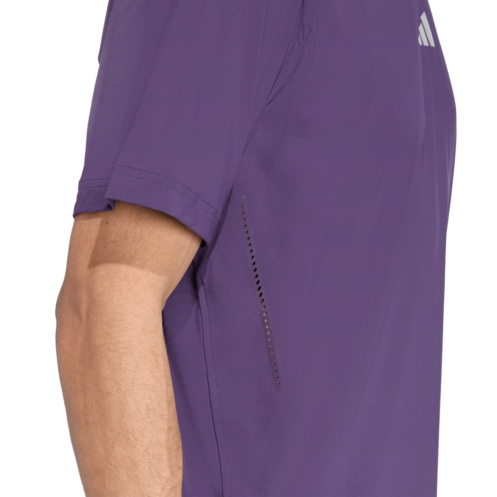 Adidas Cool Feel Tee Camiseta Manga Corta morado de hombre para entrenamiento