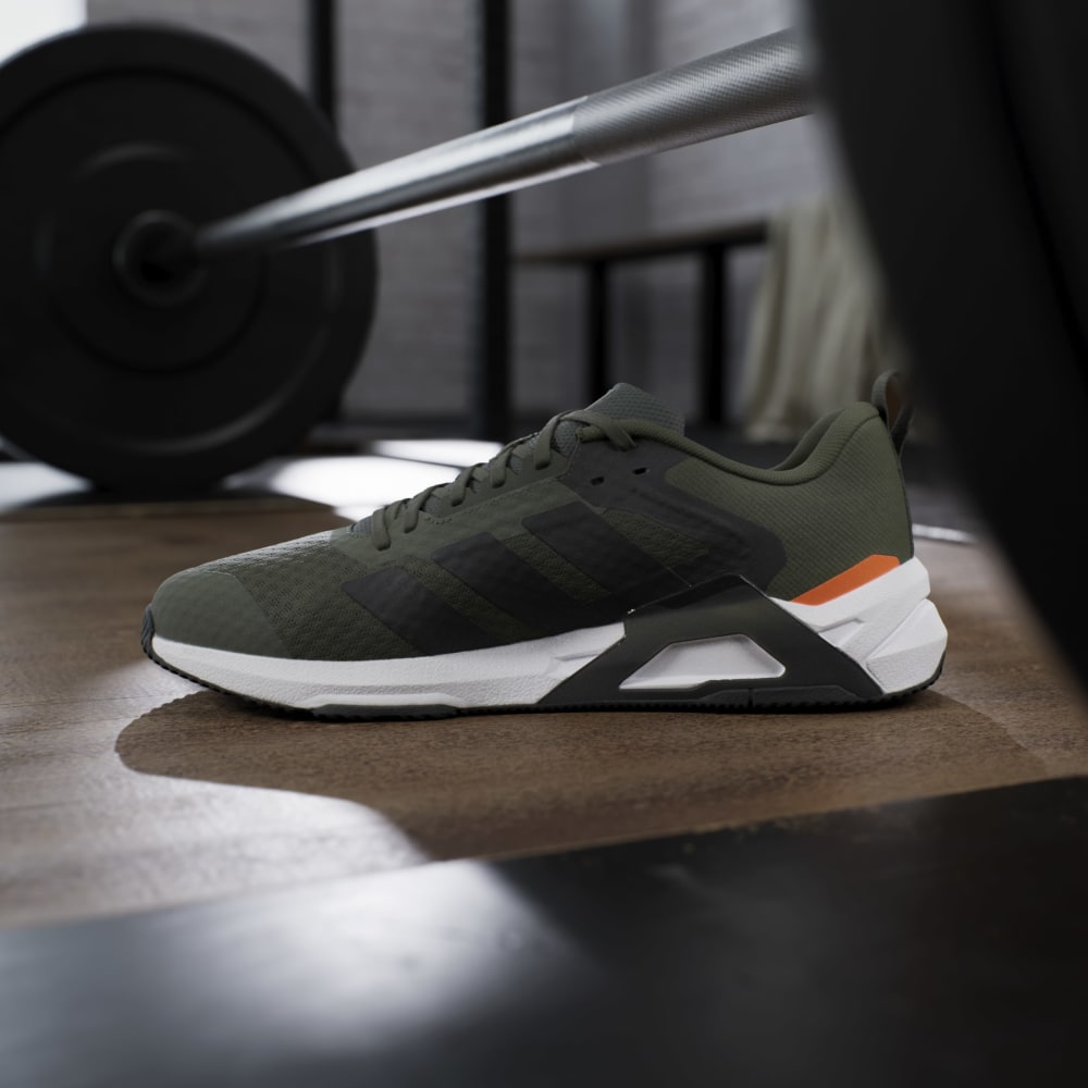 Adidas Tenis Dropset Control verde de hombre para entrenamiento