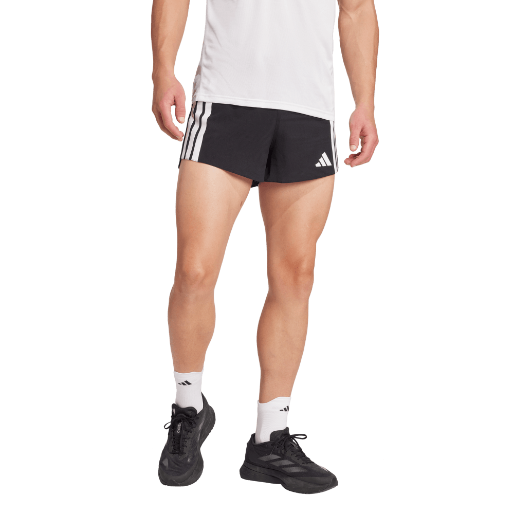 Adidas Adizero Gel M Pantaloneta negro de hombre para correr