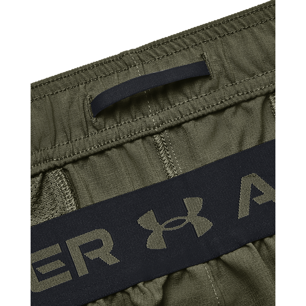 UA Vanish Woven 6In Shorts Pantaloneta verde de hombre para entrenamiento