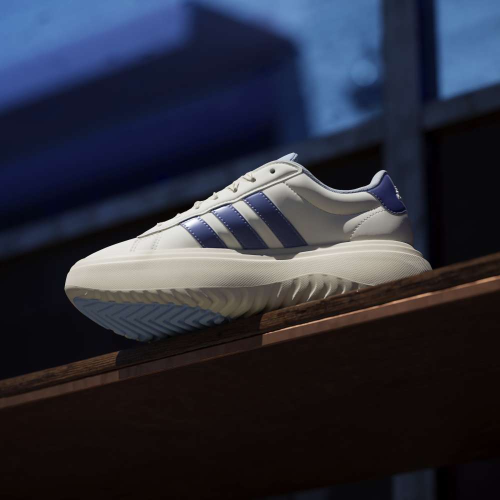 Adidas Tenis Adidas Grand Court De Plataforma blanco de mujer lifestyle