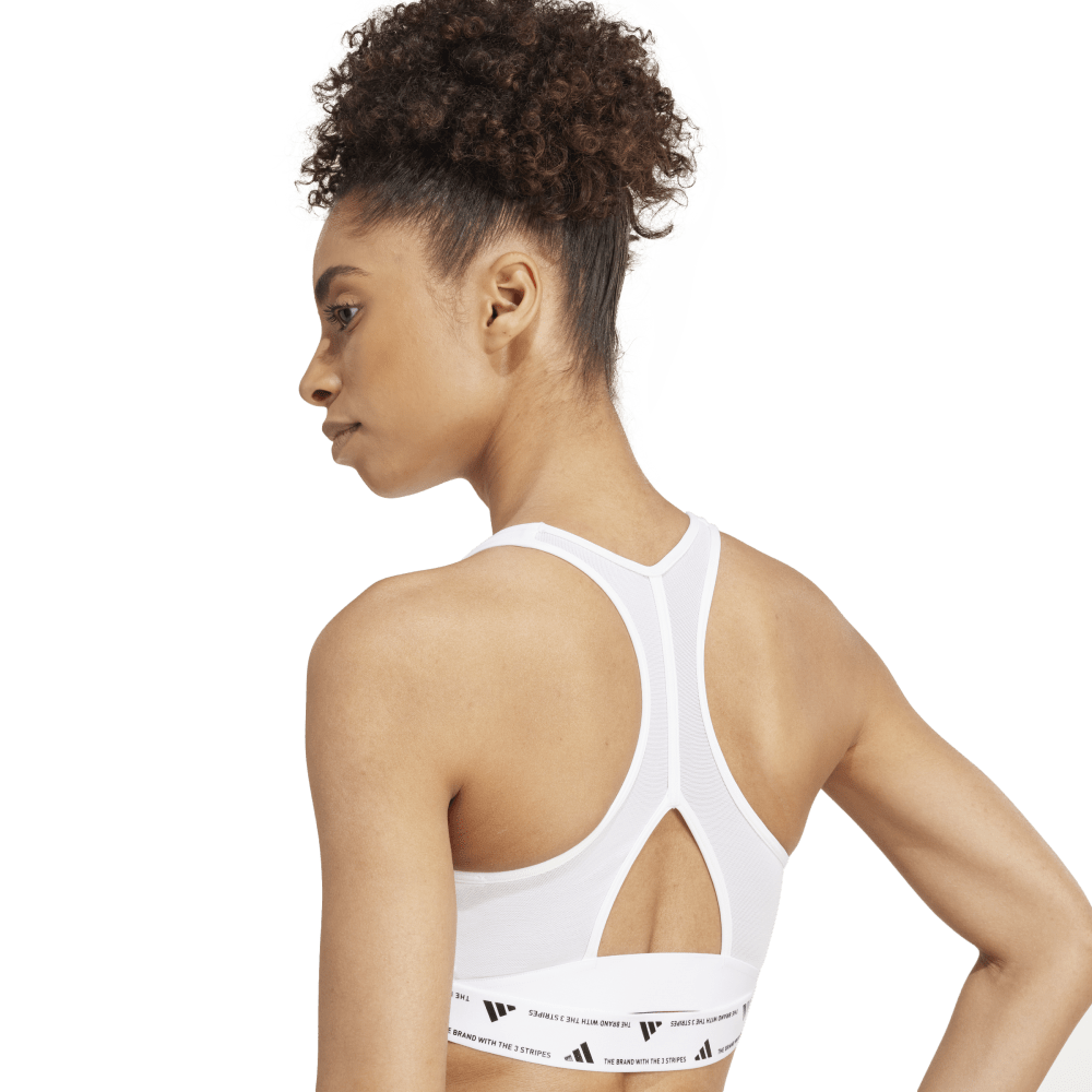 Adidas Top Deportivo Powerreact For Training blanco de mujer para entrenamiento