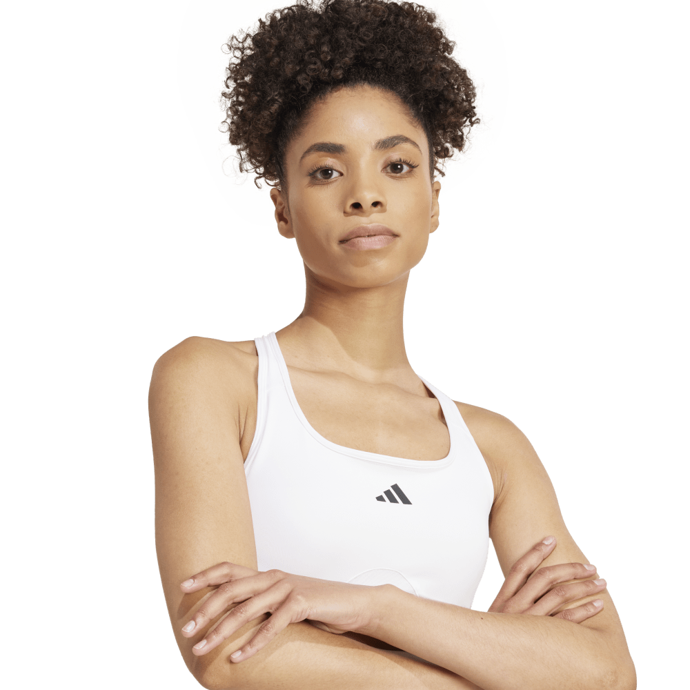Adidas Top Deportivo Powerreact For Training blanco de mujer para entrenamiento