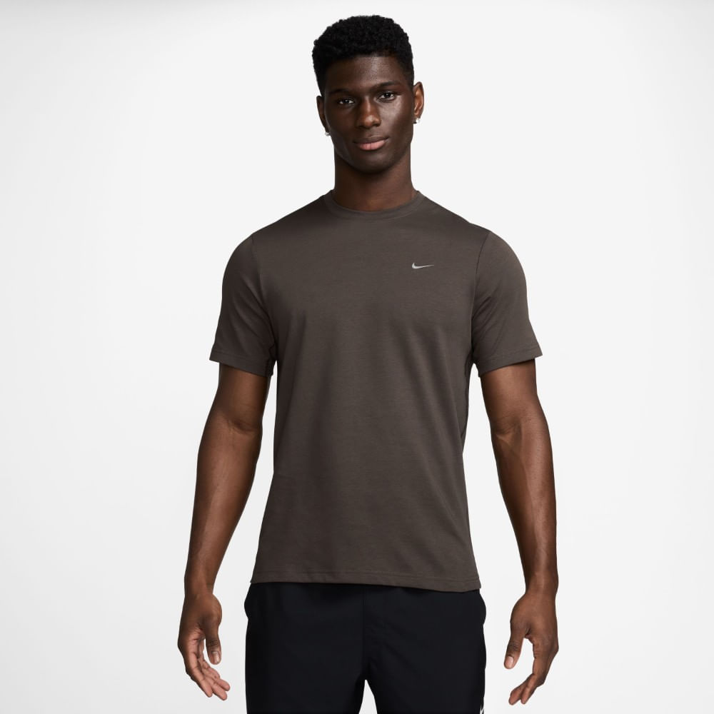 Nike M Nk Df Primary Stmt Ss Camiseta Manga Corta cafe de hombre para entrenamiento