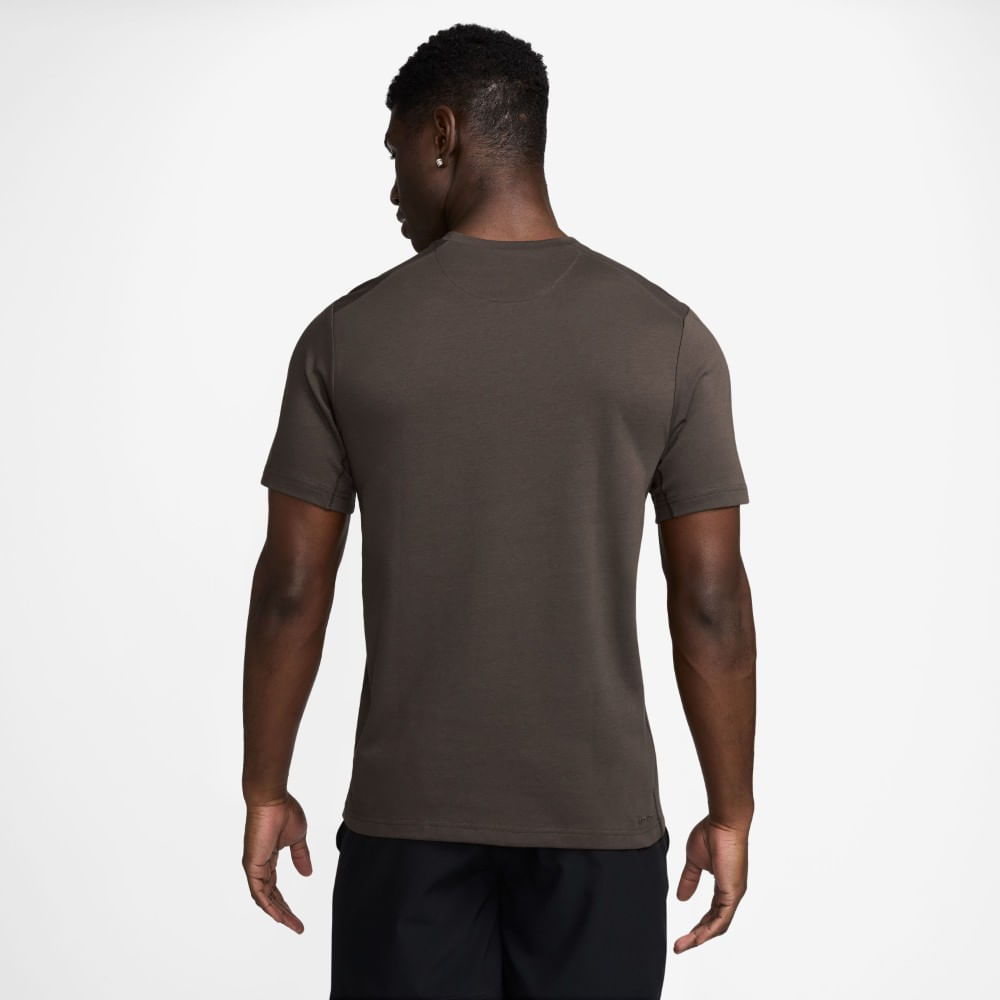 Nike M Nk Df Primary Stmt Ss Camiseta Manga Corta cafe de hombre para entrenamiento