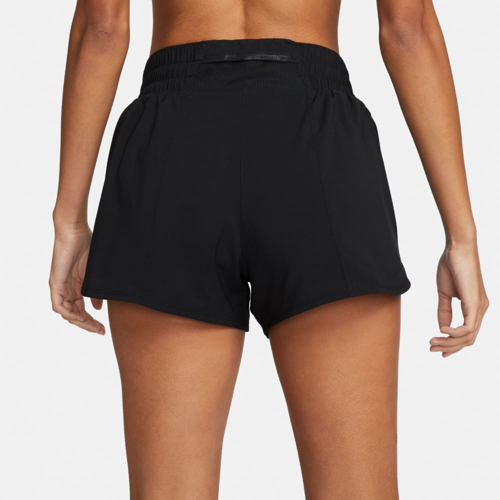 Nike W Nk One Df Mr 3In Br Short Pantaloneta negro de mujer para entrenamiento
