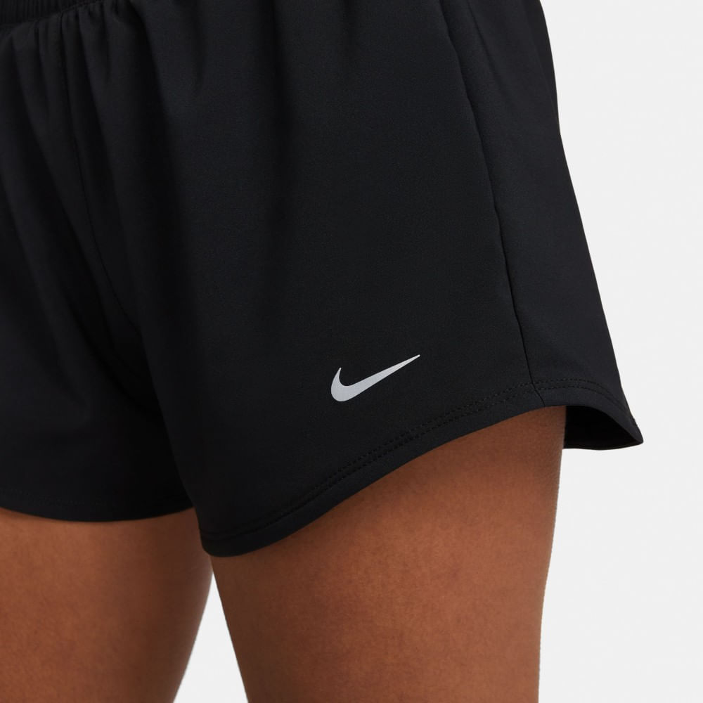Nike W Nk One Df Mr 3In Br Short Pantaloneta negro de mujer para entrenamiento