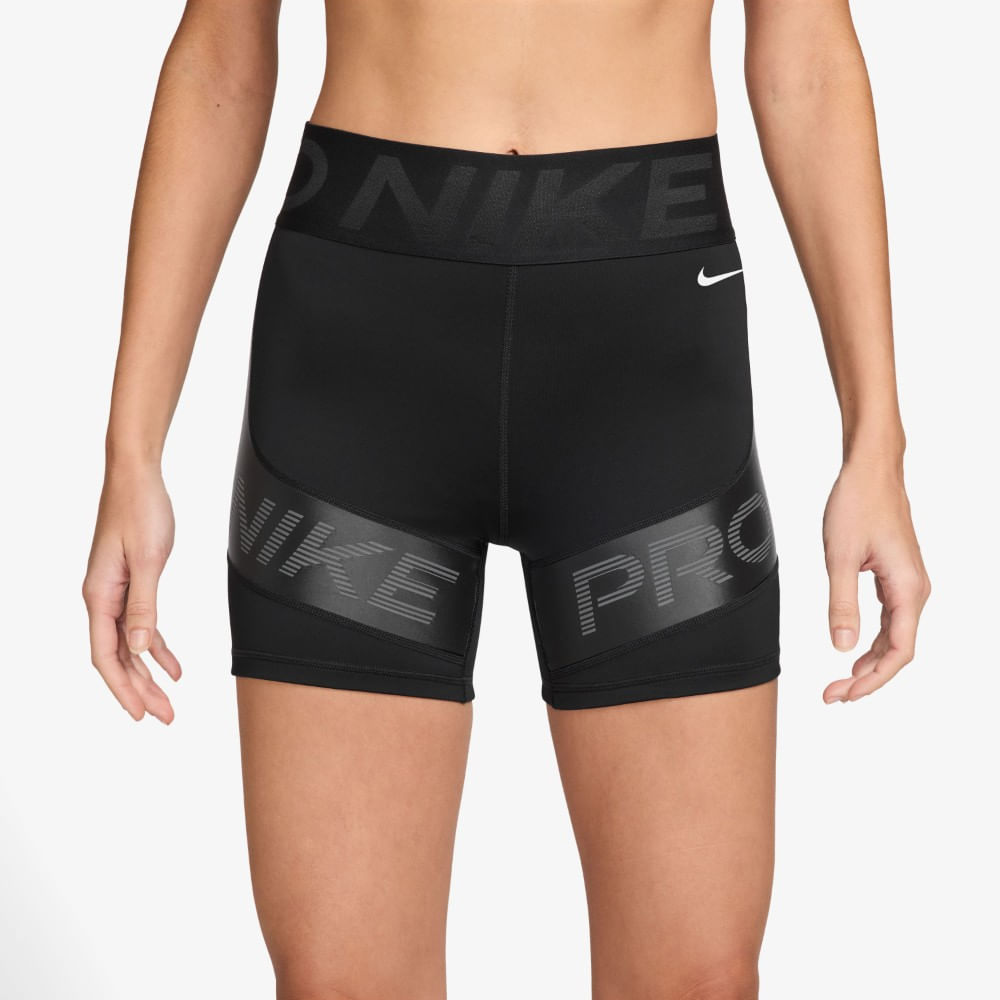 Nike W Np Df Sculpt Hr 5In Srt Gg Licra negro de mujer para entrenamiento