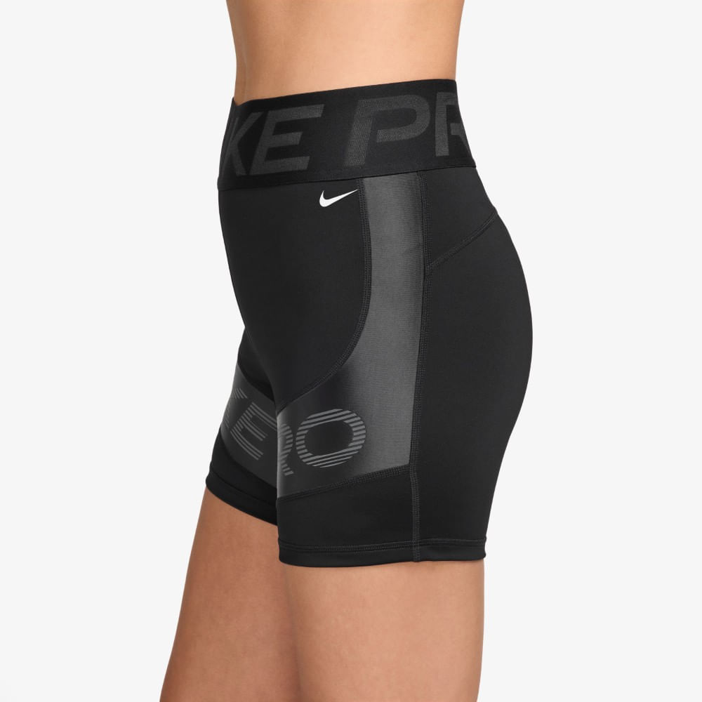 Nike W Np Df Sculpt Hr 5In Srt Gg Licra negro de mujer para entrenamiento
