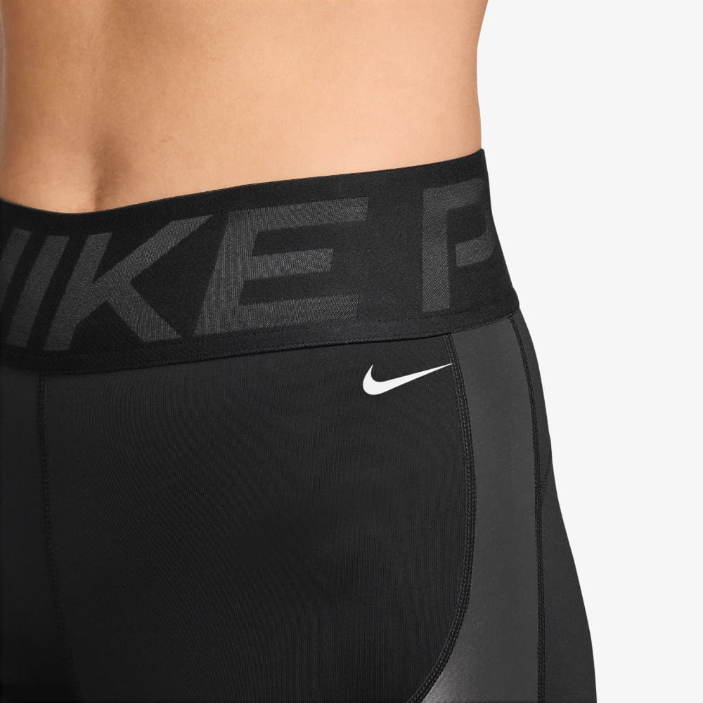 Nike W Np Df Sculpt Hr 5In Srt Gg Licra negro de mujer para entrenamiento