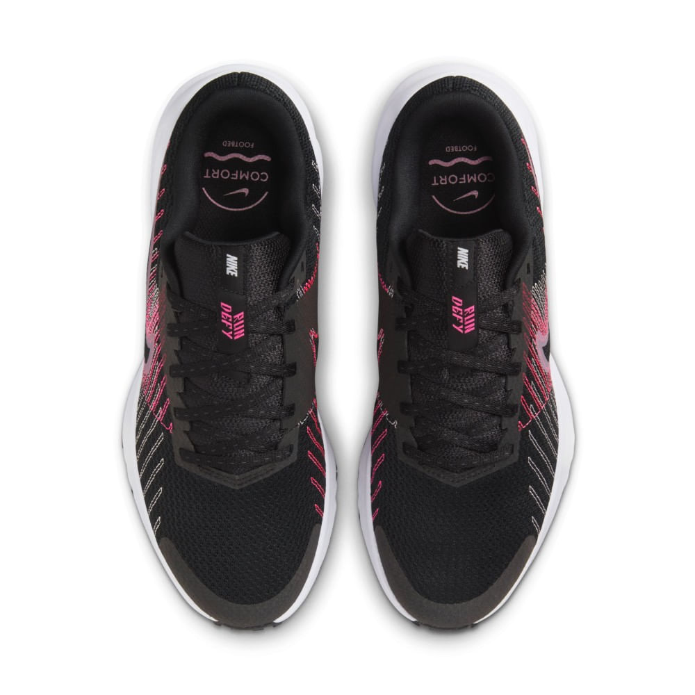 Nike W Nike Run Defy Tenis negro de mujer para correr