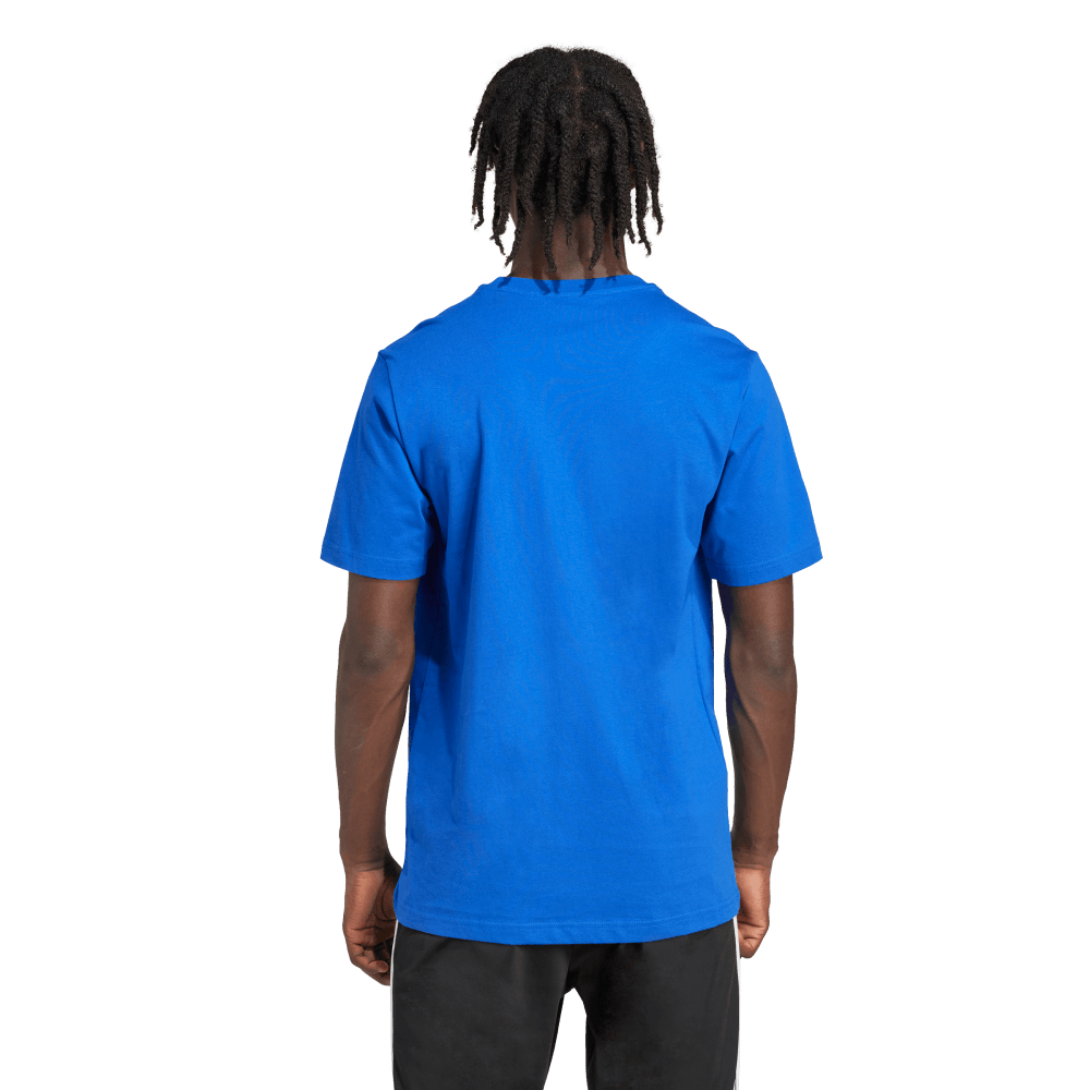 Adidas Camiseta Graphic Pennant Trim Manga Corta azul de hombre lifestyle