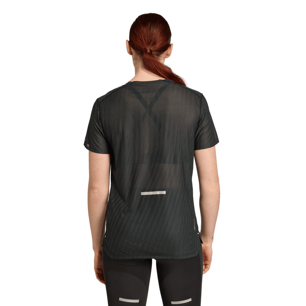 Adidas Camiseta Climacool+ Adi365 Running Manga Corta negro de mujer para correr