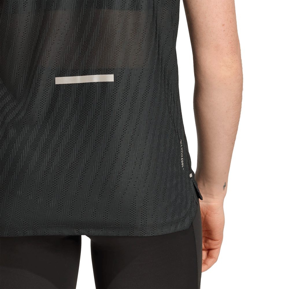 Adidas Camiseta Climacool+ Adi365 Running Manga Corta negro de mujer para correr