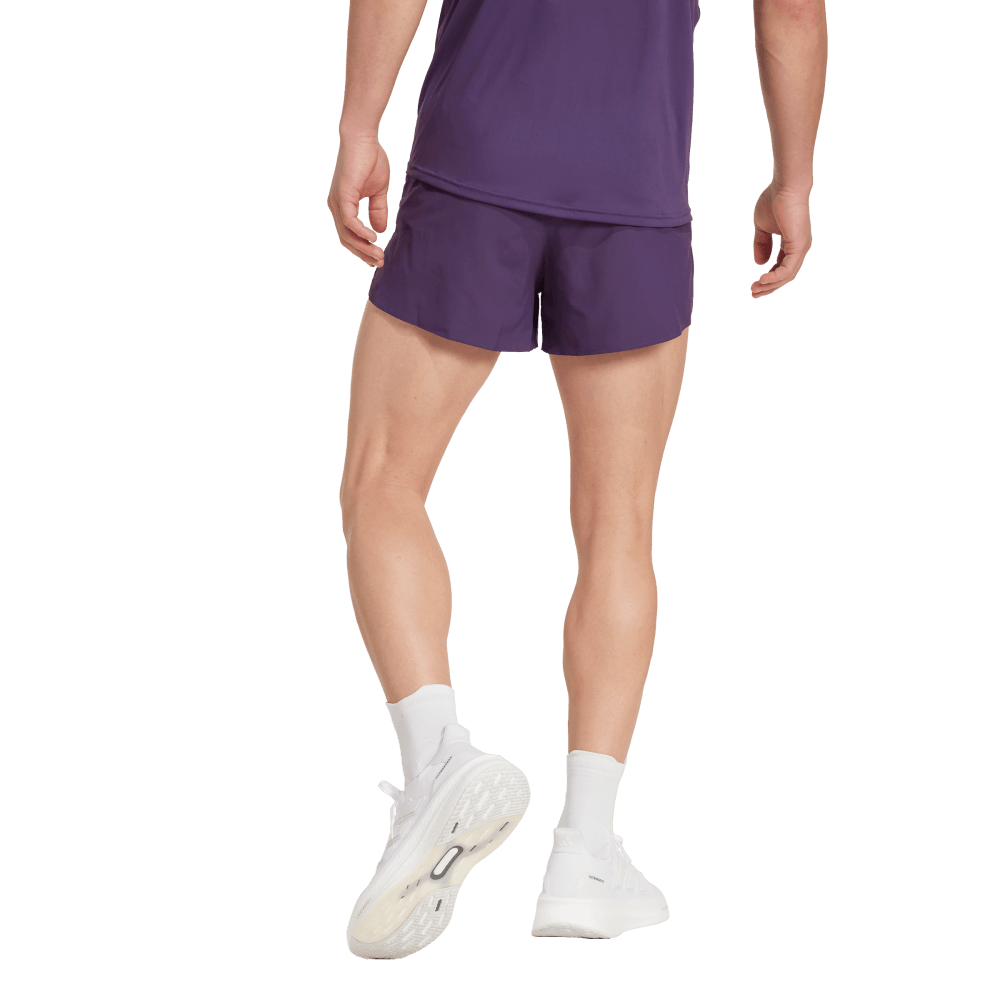 Adidas Short De Running Adizero Essentials morado de hombre para correr