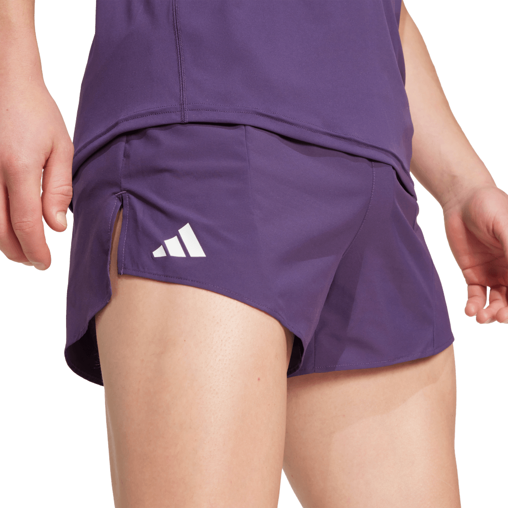 Adidas Short De Running Adizero Essentials morado de hombre para correr