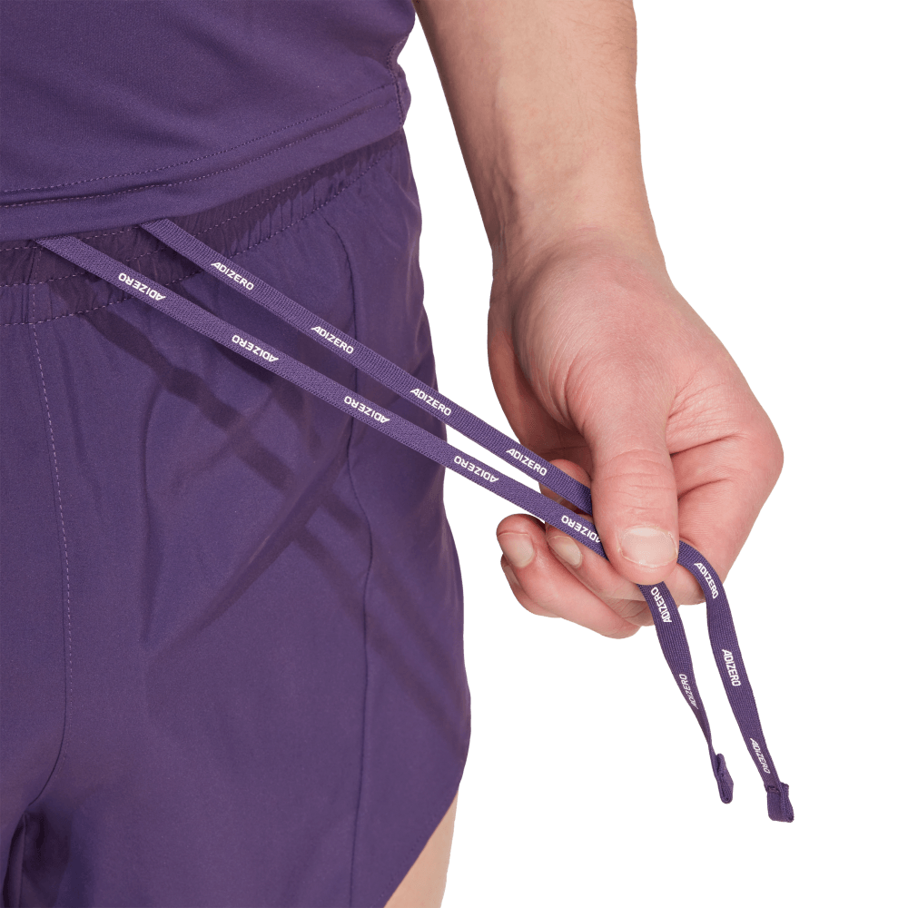 Adidas Short De Running Adizero Essentials morado de hombre para correr