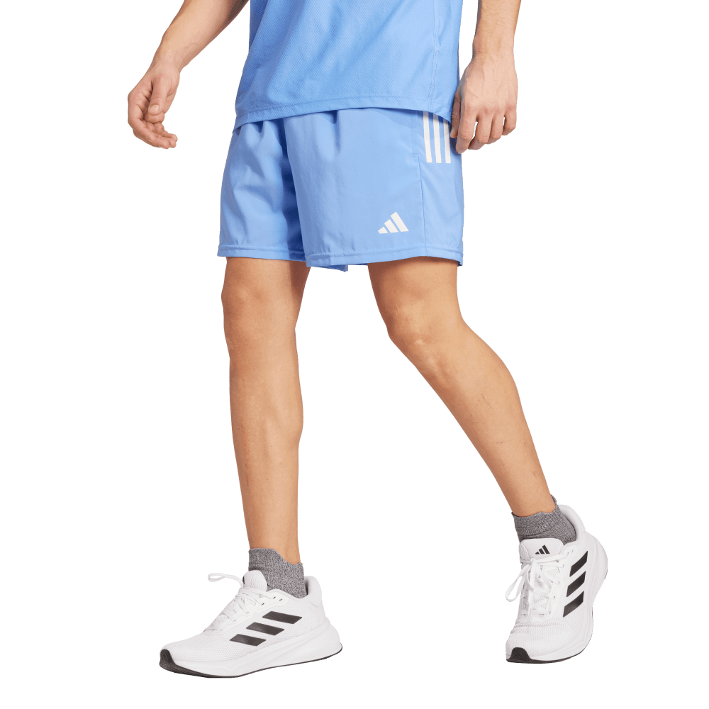 Adidas Short Own The Run azul de hombre para correr