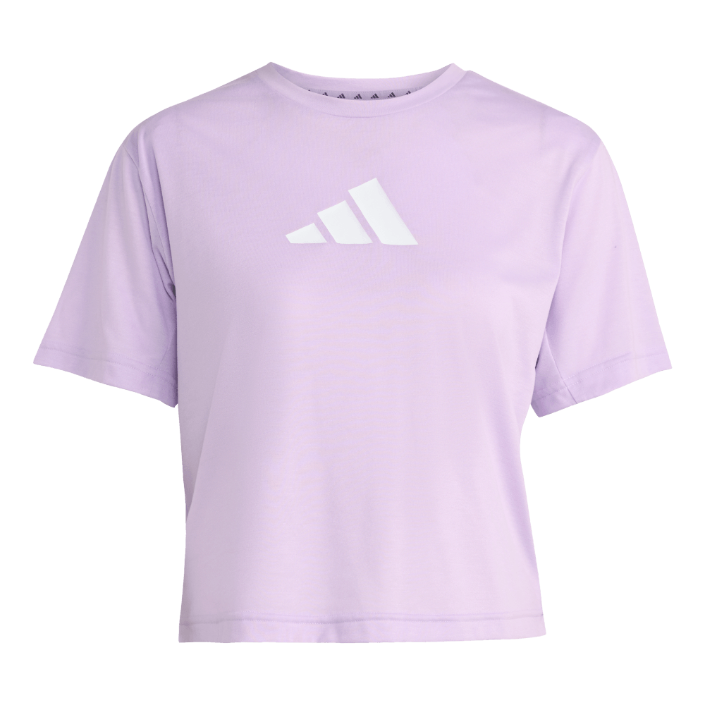 Adidas Camiseta Train Essentia Manga Corta morado de mujer para entrenamiento