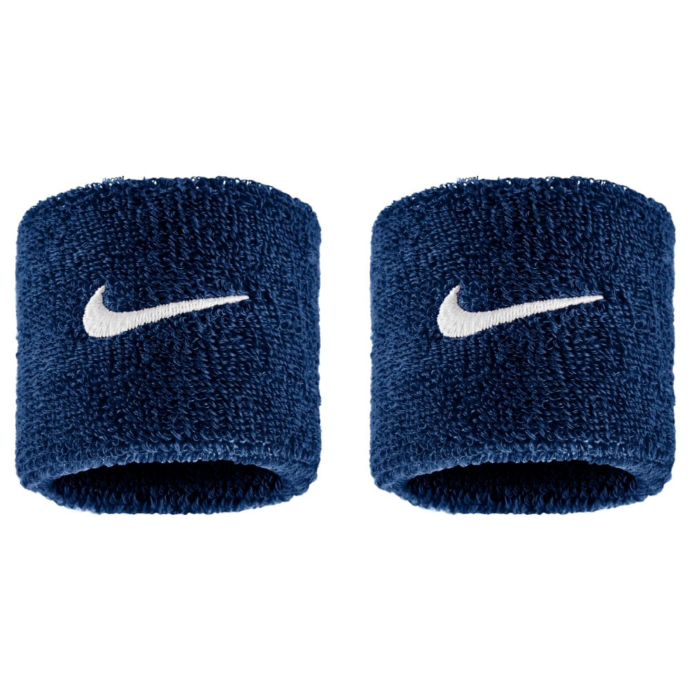 Nike Swoosh Classic Wristbands Muñequeras azul de hombre para entrenamiento