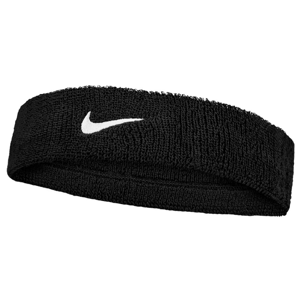 Nike Swoosh Classic Headband Banda negro de hombre para entrenamiento