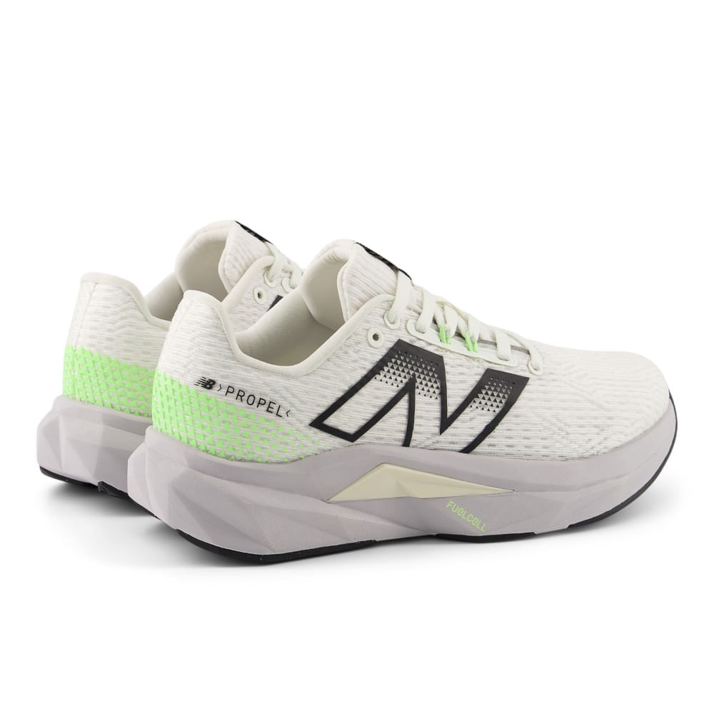 New Balance Propel V5 Tenis blanco de mujer para correr