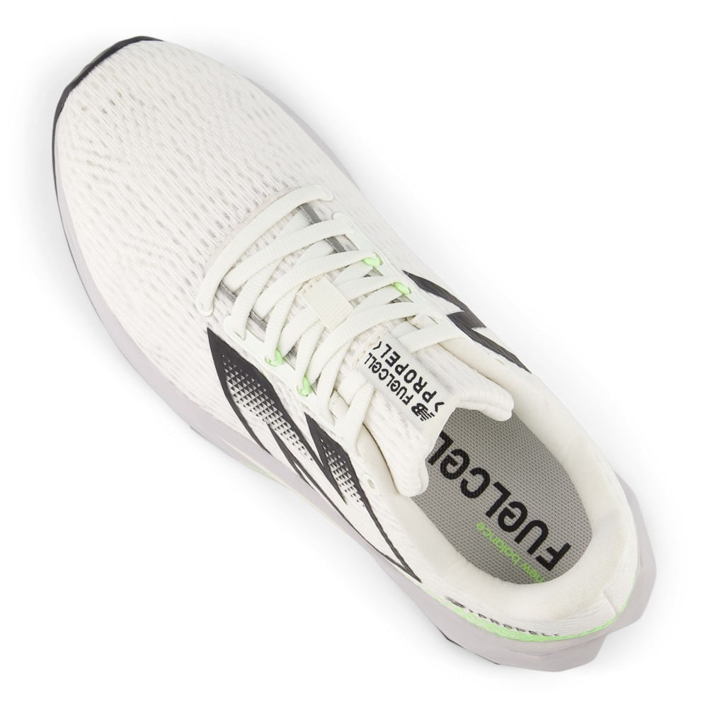 New Balance Propel V5 Tenis blanco de mujer para correr