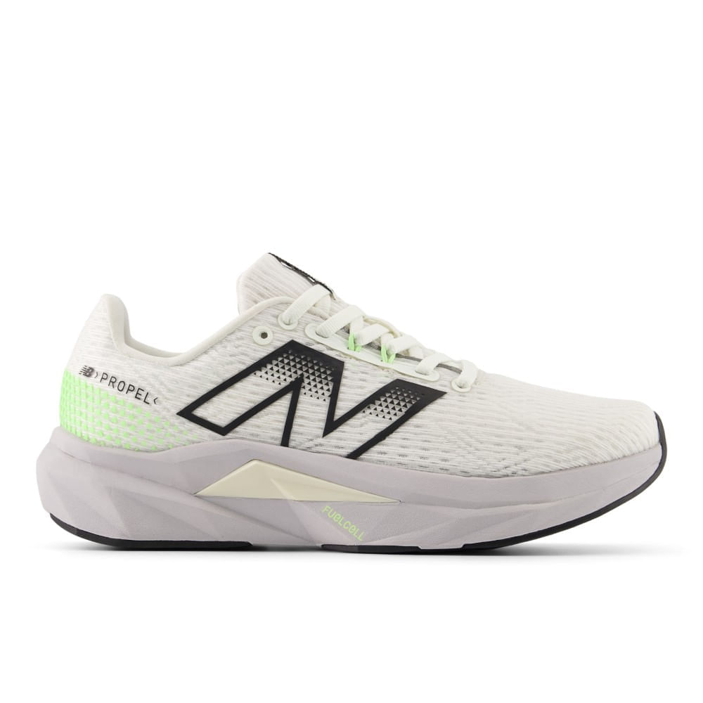 New Balance Propel V5 Tenis blanco de mujer para correr